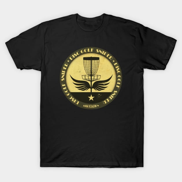 Disc Golf Sniper Wings T-Shirt by CTShirts